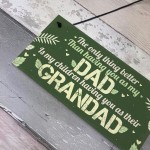 Dad Grandad Grandparent Gifts Hanging Plaque Thank You Birthday 