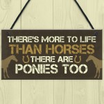 Funny Horse Pony Gifts For Girls Women Hanging Stable Bedroom