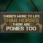 Funny Horse Pony Gifts For Girls Women Hanging Stable Bedroom