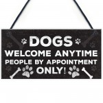 Dog Signs For Home Funny Hanging Wall Plaque Funny Pet Signs