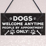 Dog Signs For Home Funny Hanging Wall Plaque Funny Pet Signs