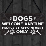 Dog Signs For Home Funny Hanging Wall Plaque Funny Pet Signs