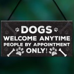 Dog Signs For Home Funny Hanging Wall Plaque Funny Pet Signs