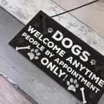 Dog Signs For Home Funny Hanging Wall Plaque Funny Pet Signs