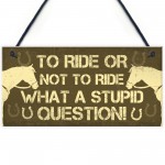 Horse Stable Signs And Plaques Funny Gift For Horse Lovers Girls