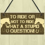 Horse Stable Signs And Plaques Funny Gift For Horse Lovers Girls