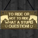 Horse Stable Signs And Plaques Funny Gift For Horse Lovers Girls