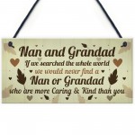 Gifts For Nan And Grandad Birthday Christmas Plaque Keepsakes