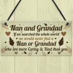 Gifts For Nan And Grandad Birthday Christmas Plaque Keepsakes