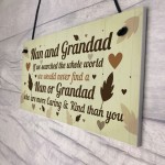 Gifts For Nan And Grandad Birthday Christmas Plaque Keepsakes