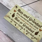 Gifts For Nan And Grandad Birthday Christmas Plaque Keepsakes