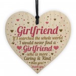 Valentines Gift For Her Girfriend Anniversary Card Heart Plaque