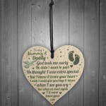 Baby Memorial Gifts Card Wooden Heart Lost Baby Memorial Plaques