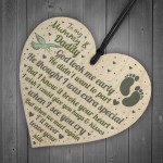 Baby Memorial Gifts Card Wooden Heart Lost Baby Memorial Plaques