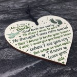 Baby Memorial Gifts Card Wooden Heart Lost Baby Memorial Plaques