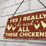 Funny Chicken Sign For Chicken Lovers Novelty Sign For Chicken