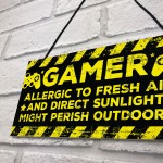 Gaming Bedroom Accessories Room Sign Novelty Birthday Gamer Gift