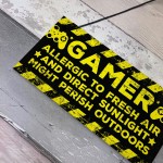 Gaming Bedroom Accessories Room Sign Novelty Birthday Gamer Gift