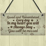 Hanging Pet Memorials Cat Plaque Pet Memorials Dog Remembrance