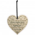 SPECIAL Birthday Thank You Gifts For Grandad Wooden Heart Gifts 