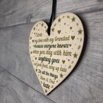 SPECIAL Birthday Thank You Gifts For Grandad Wooden Heart Gifts 