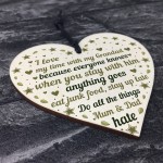 SPECIAL Birthday Thank You Gifts For Grandad Wooden Heart Gifts 