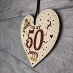 50th Birthday Gifts For Women 50th Birthday Gifts For Men Heart