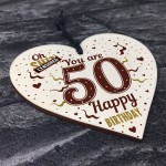 50th Birthday Gifts For Women 50th Birthday Gifts For Men Heart