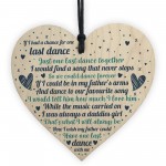 Memorial Plaques Memorial Gifts For Dad Wooden Heart Daddys Girl