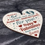 Valentines Gift For Him Boyfriend Husband Wood Heart Daddy To Be