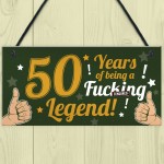 Funny 50th Birthday Present For Men Women 50th Birthday Card