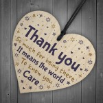 THANK YOU Gifts Colleague Gifts Heart Plaque Best Friend Sign 