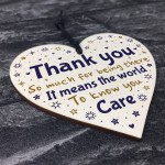 THANK YOU Gifts Colleague Gifts Heart Plaque Best Friend Sign 