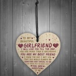 Girlfriend Gift Girlfriend Birthday Card Gift Valentines Gift