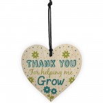 Teacher Teaching Assistant Thank You Gift Wooden Heart Gift