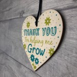 Teacher Teaching Assistant Thank You Gift Wooden Heart Gift