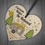 Caravan Rules Novelty Hanging Wooden Heart Accessory Gifts