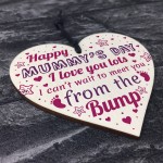 Mummy To Be Gifts From Bump Mothers Day Wooden Heart