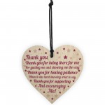 Thank You Gift Plaque FriendshipTeacher Mum Dad Mothers Day