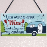 Funny Novelty Caravan Plaque Home Decor Garden Sign Gifts