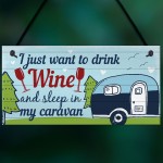 Funny Novelty Caravan Plaque Home Decor Garden Sign Gifts