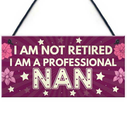 Mothers Day Birthday Gift For Nan Nanny Nana Grandma Plaque