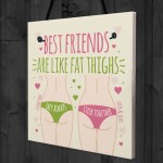 FUNNY BEST FRIEND CARD Friendship Plaque Funny Birthday Gifts