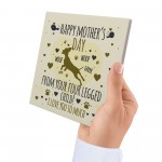 Funny Mother's Day Card Joke Mum Gift Humour Card From Dog