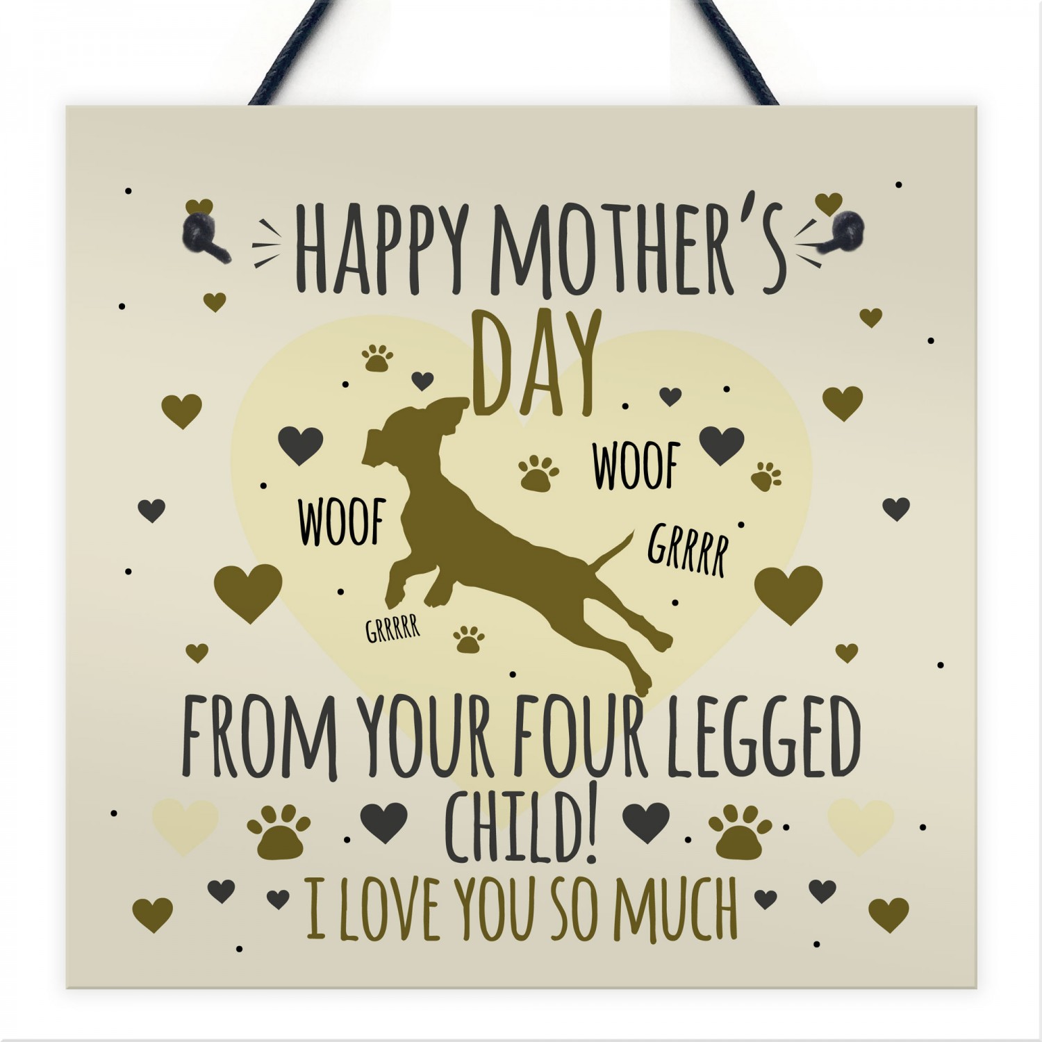 Funny Mother'S Day Card from Dog, Humorous Mothers Day Gift for