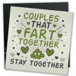 Funny Boyfriend Girlfriend Birthday ANNIVERSARY Card Gifts