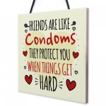 Funny Rude Best Friend Birthday Card Friendship Sign Novelty