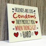 Funny Rude Best Friend Birthday Card Friendship Sign Novelty