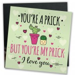 Funny Anniversary Valentines Card Gift For Boyfriend Husband