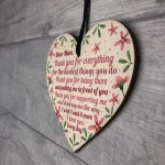 Special Mothers Day Gifts Novelty Wooden Heart Gifts For Mum